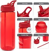 Polar Gear Aqua Grip Water Bottle 650ml BPA Free Reusable with Straw view 2