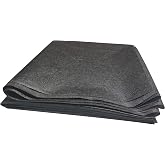 3 yds. X 63 ins. Upholstery Dust Cover Fabric Replacement, Non-Woven Black Cambric Fabric for Under Cloth of Couches, Recliners, Loveseats, Chairs, Sofas or Mattresses Bottom Cover