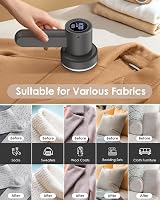 Cosicosy Fabric Shaver Lint Remover 2 in 1 LED Display 3 Blades Grey view 4