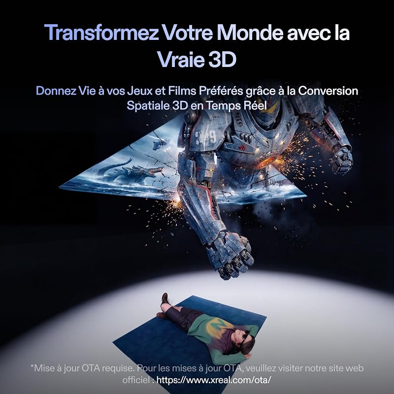One Pro AR Lunettes, Puce X1, Écran HD171 120Hz, 3DoF Natives