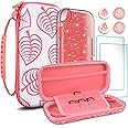 TIKOdirect Carrying Case for Switch lite, Shockproof Portable Travel Bag with Glitter Galaxy case, Screen Protectors and Cute