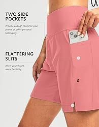 G Gradual Women's 7" Long Swim Board Shorts High