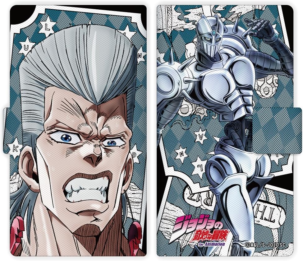 Amazon ジョジョの奇妙な冒険 手帳型スマートフォンケース ポルナレフ アニメ 萌えグッズ 通販