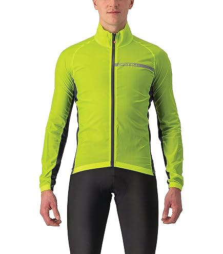 Amazon.com: CASTELLI Go Jacket Military Green/Fiery Red XS