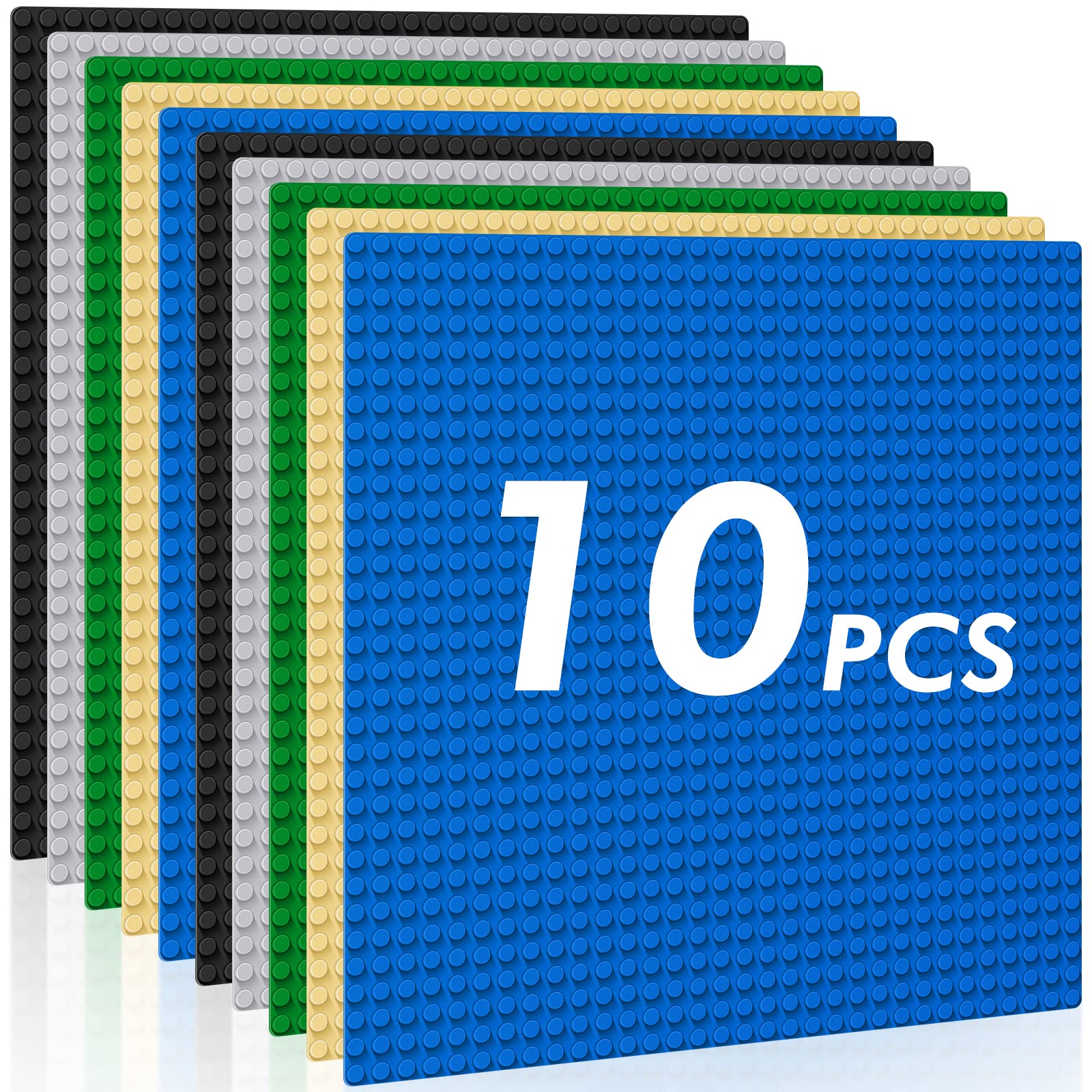 Pokiiulk Classic Baseplates Building Plates-Pack of