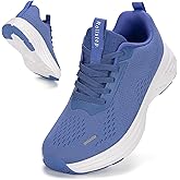 Rollstep Wide Toe Box Shoes Women Sneakers Extra Wide Width Arch Support Non-Slip Tennis Athletic Ultralight Running Shoes for Women Walking Diabetic Plantar Fasciitis Footwear 6-12