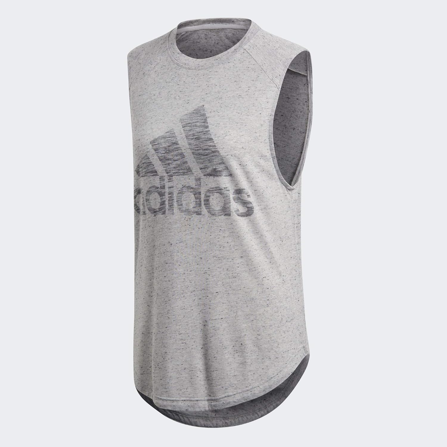 adidas Women's Athletics Graphic Drop Hem Muscle tee: Clothing