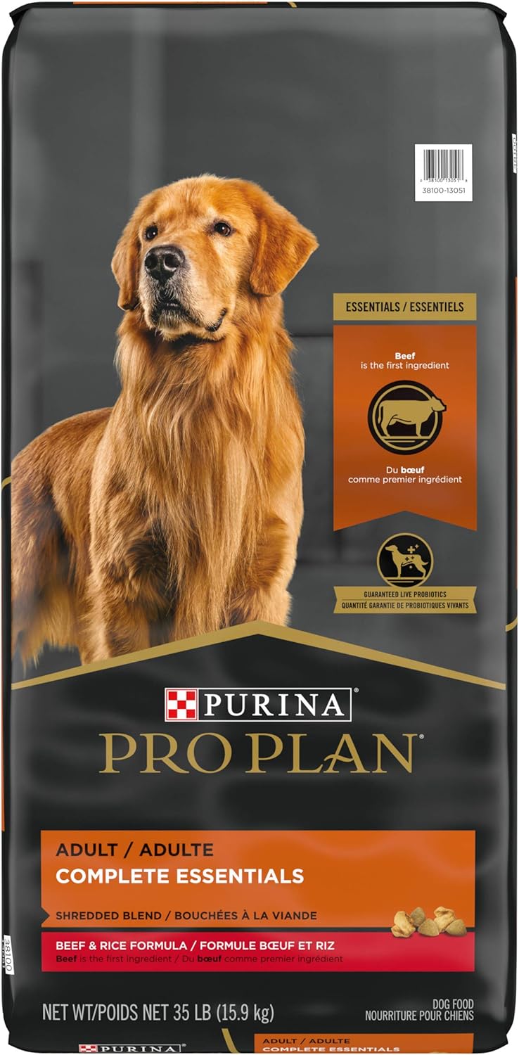 Purina Pro Plan With Probiotics Shredded Blend High Protein, Digestive Health Adult Dry Dog Food (Packaging May Vary)