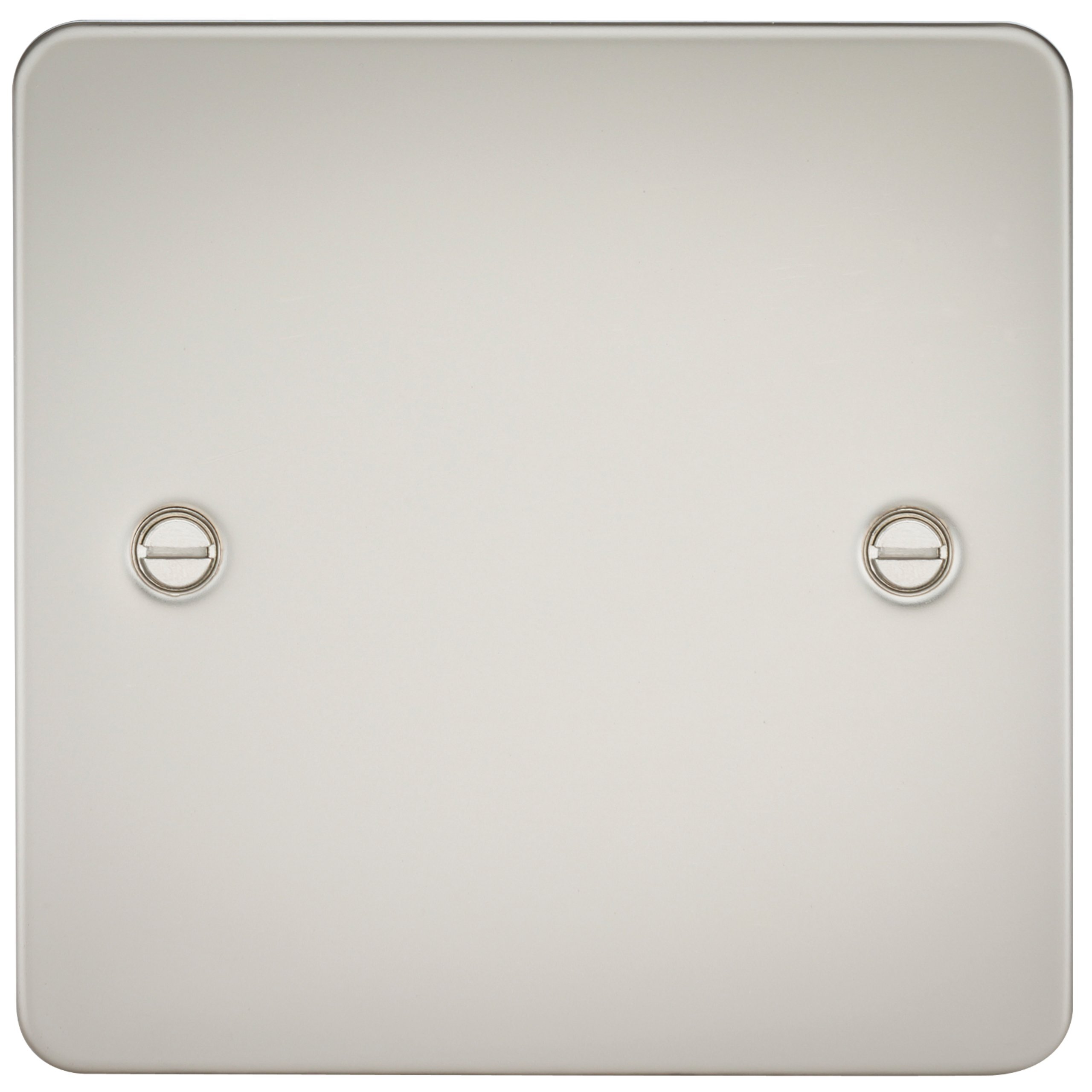Knightsbridge FPAV8350PL 1-Gang Flat Blanking Plate - Pearl