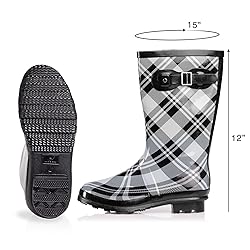 NORTY Women's Hurricane Wellie Rain Boots