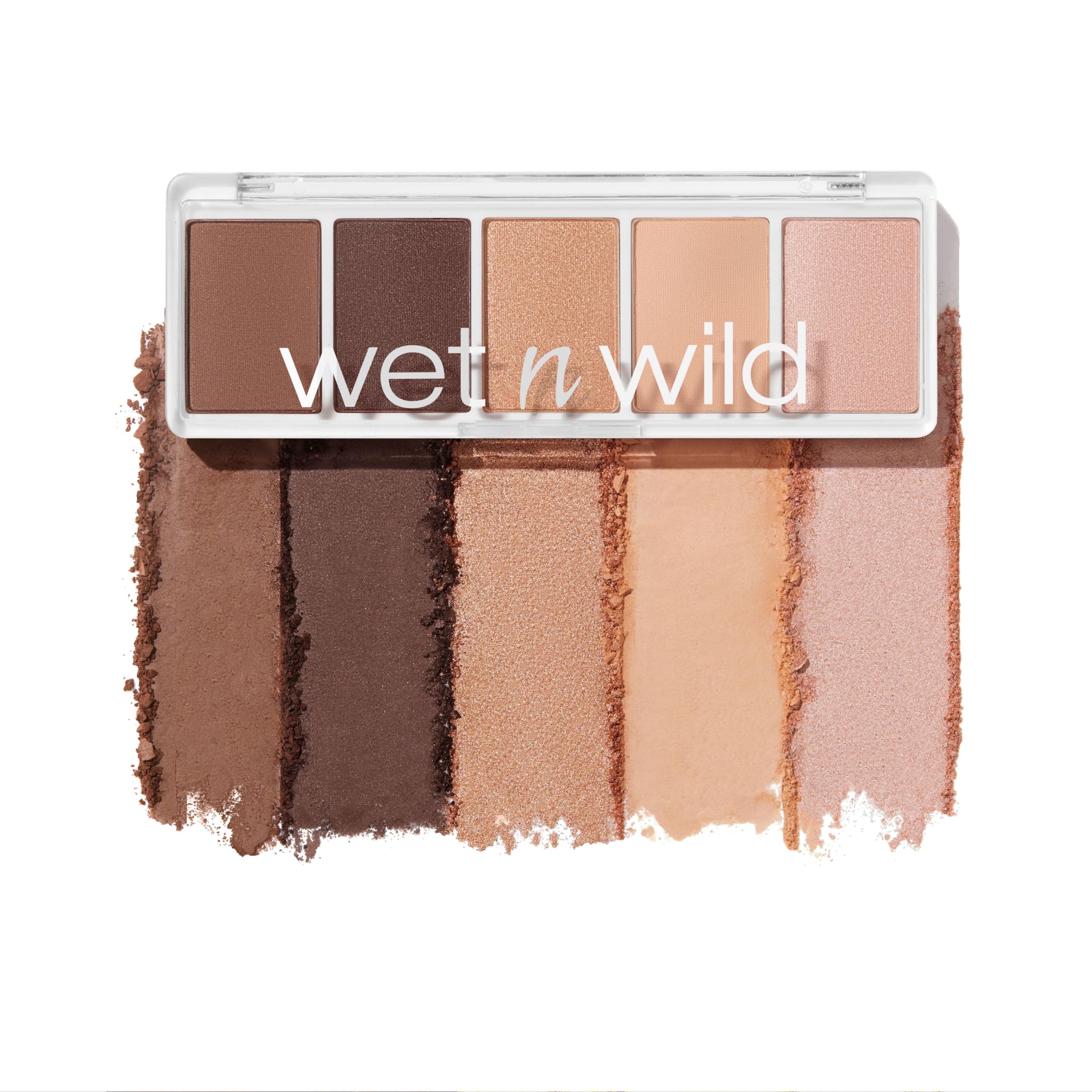 Wet n Wild, Color Icon 5-Pan Palette, Eyeshadow Palette with 5 Richly Pigmented Shades for Everyday Makeup, Long-Lasting and Easy to Blend Formula, Gold Whip