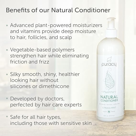 Buy Puracy Natural Shampoo And Conditioner Set Vegan Hair Care