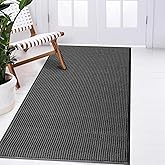 LuxUrux® Durable Rubber 3'x5' Commercial Door Mat - Heavy Duty, Indoor/Outdoor, Easy Clean, Waterproof, Patio, Garage - Commercial Floor Mat for Entry (3 x 5 Feet)