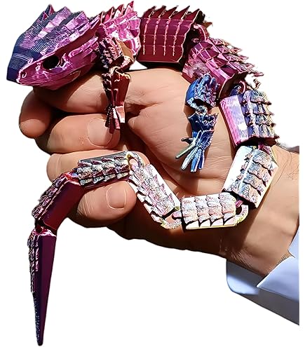 Godzilla Toy 3D Printed Dragon Odels,Flexible Joint Anial Lacertid