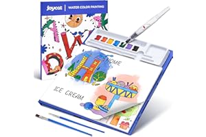 JoyCat Paint with Water Coloring Books for Toddlers, Watercolor Painting Sets for Kids Ages 3-5 4-8, Arts and Crafts Drawing 