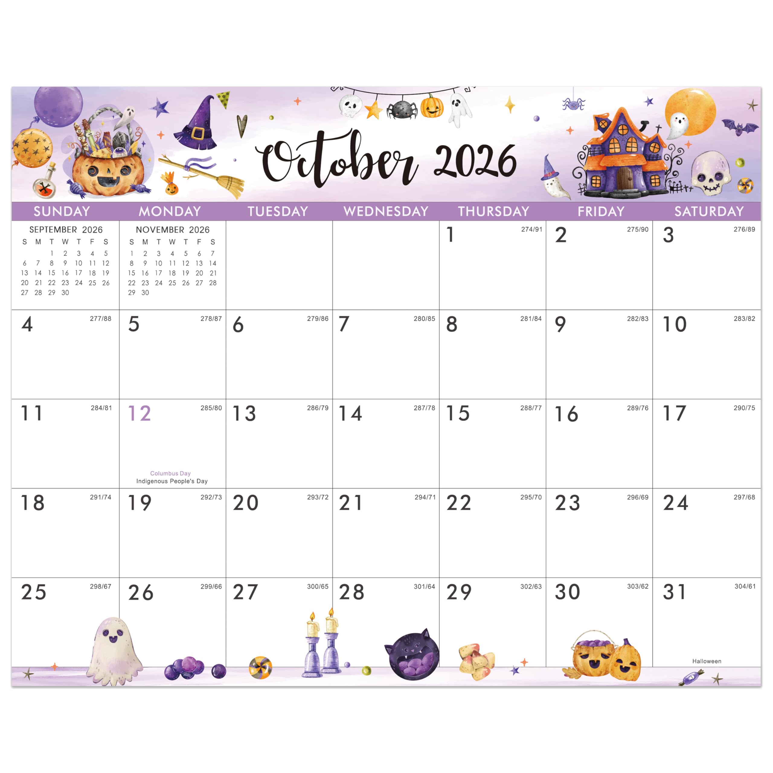 Photo 1 of 2026 Magnetic Calendar - 2026 Calendar from Jan.2026 - Dec.2026, Magnetic Calendar for Refrigerator, 8" × 10", Tear-off Pad, Perfect Fridge Calendars for Refrigerator - Seasonal Theme