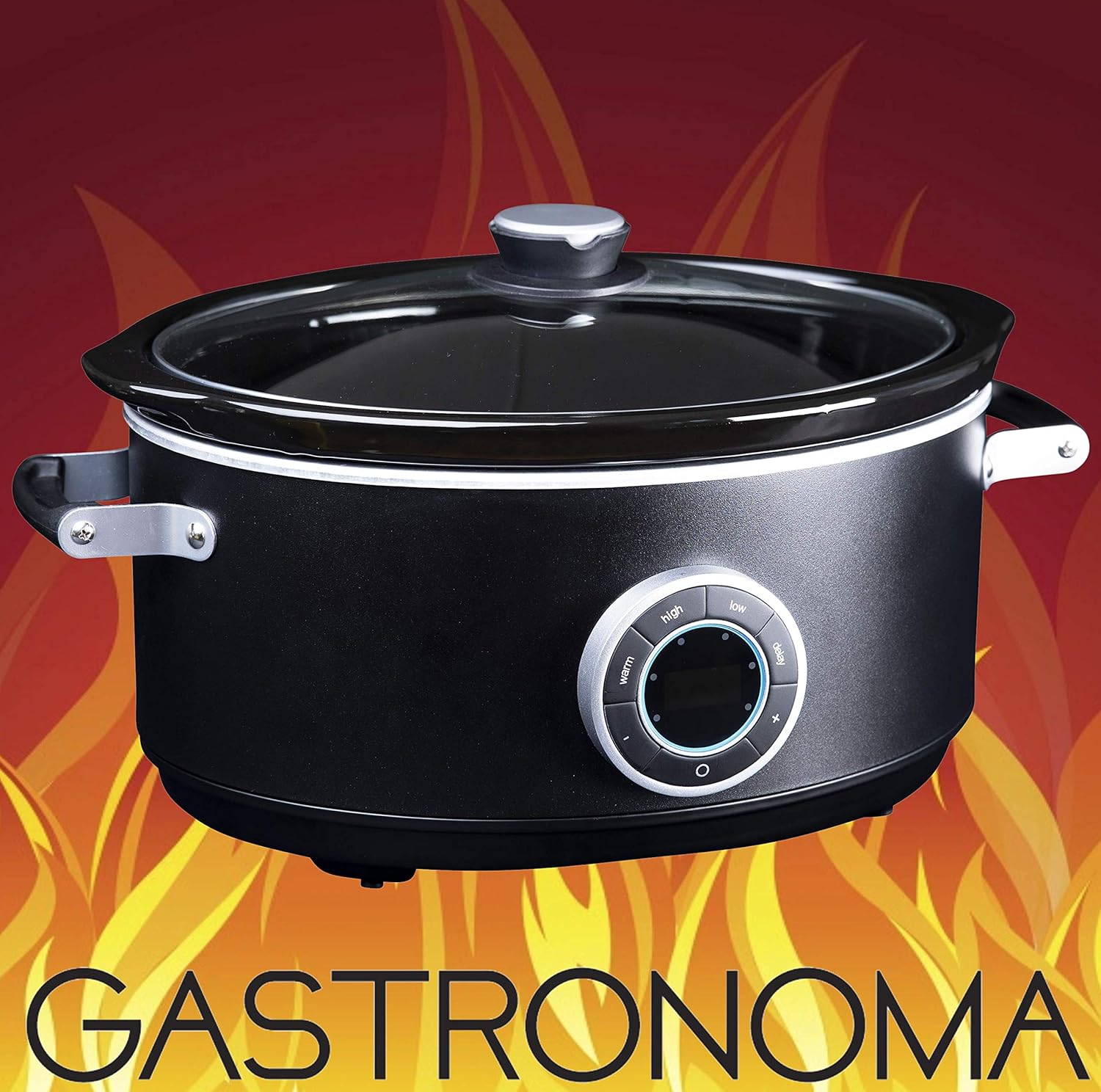 Gastronoma Digital Pulled Pork Slow Cooker Slow Cooker 6 50 Litres Black Amazon De Kuche Haushalt