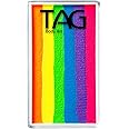 TAG Face and Body Paint - 1 Stroke Split Cake 30g - Neon Rainbow