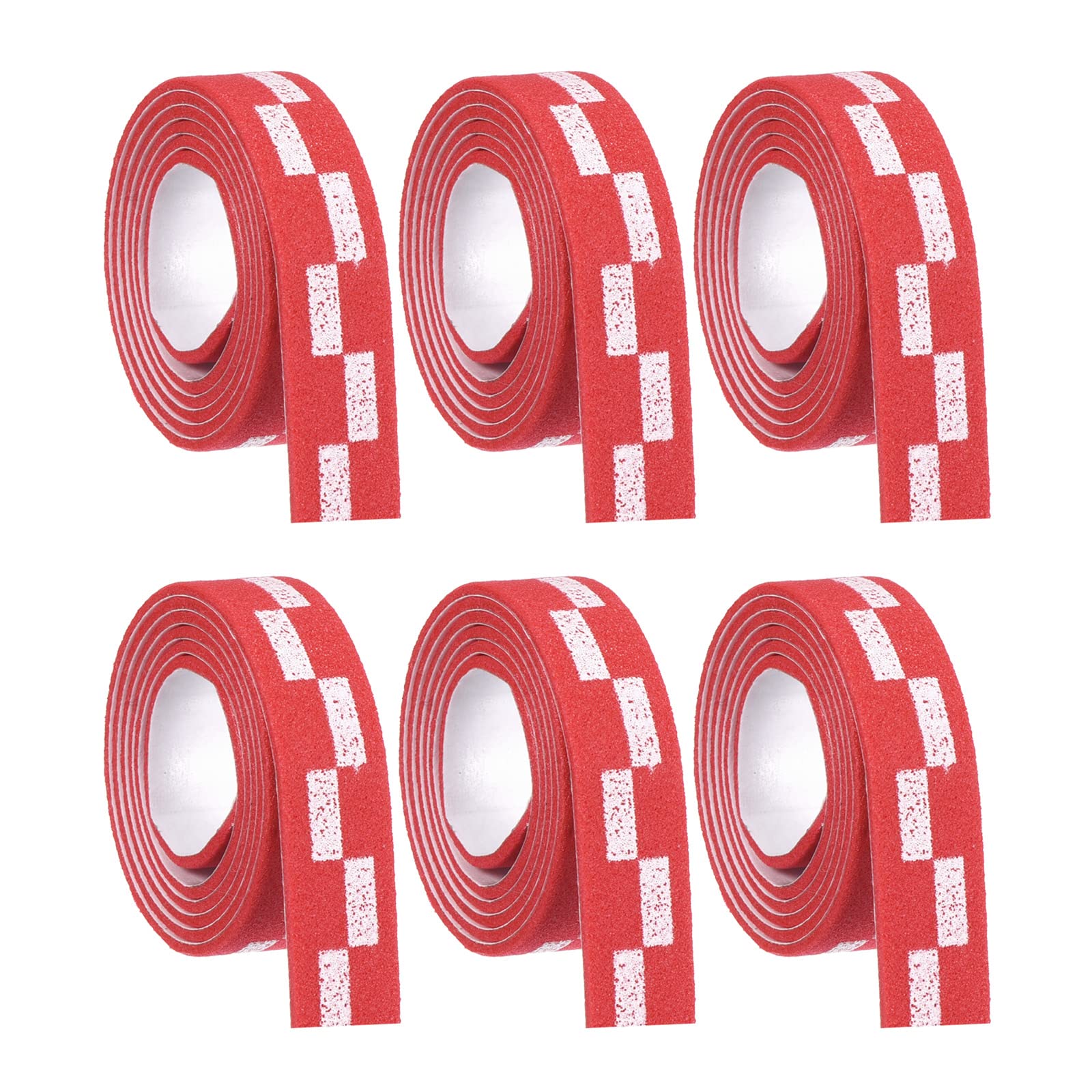 PATIKIL 18" Table Tennis Side Tape, 6 Pack Ping Pong Edge Tape Protect the Edges of Rubber and Blade for Paddles Racket, Red