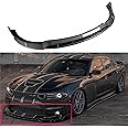 WheelX 4Pcs Front Bumper Lip Compatible with 2015-2024 Dodge Charger, Air Dam Lower Chin Spoiler Splitter Fit for SRT Hellcat 392 Scat Pack GT R/T Daytona, Protection Body Kit (Carbon Fiber Pattern)