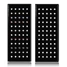 Jstyle 22G 120 Pcs Stainless Steel Nose Studs Rings Piercing Pin Body Jewelry 2.5mm