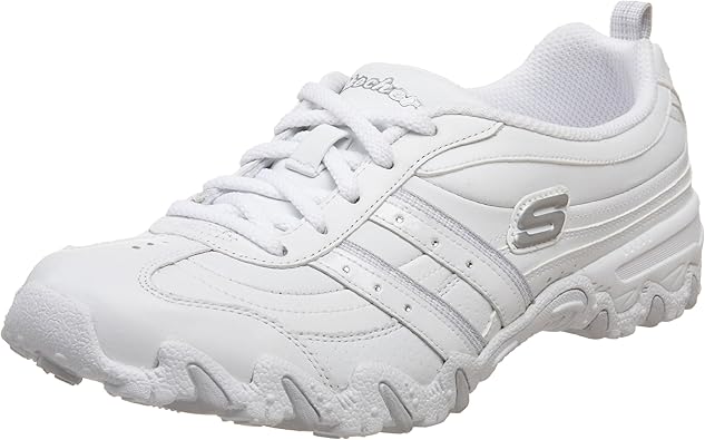 all white skechers