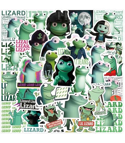 Lizard Stickers Waterproof - Vinyl Gecko Decals For Laptops, Water ...