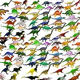 OuMuaMua Dinosaur Toys, Plastic Mini Dinosaur