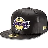 New Era NBA Men's Faux Leather 59FIFTY Fitted Cap