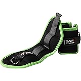 Day 1 Fitness Ankle/Wrist Weight Pair 10 Weight and Bundle Options - 0.5 to 10 lbs Each, Set of 2, Adjustable Straps – Comfor