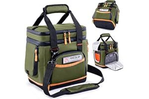 FRECOLSH Double-Layer Travel Carrying Case for Jackery Explorer 300/240/160 – Portable Power Station Storage Bag with Molded Bottom, Side Ventilation, Front Pockets for Jackery Accessories & Solar Generator