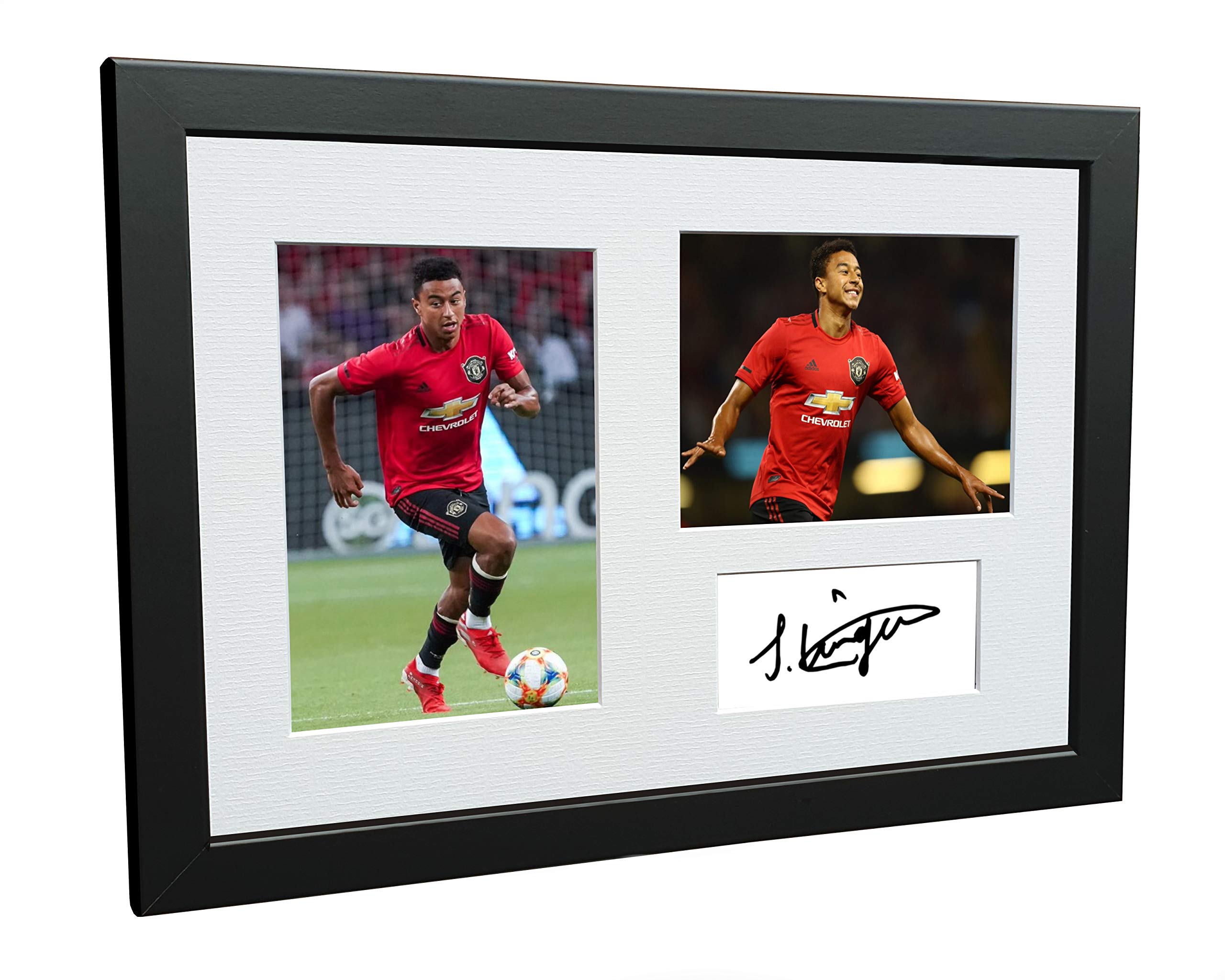 Kitbags & Lockers 12x8 A4 Signed Jesse Lingard Manchester United Autographed Photo Photograph Picture Frame Football Soccer Poster Gift