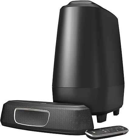 Barre De Son Polk Audio Magnifi Mini Caisson De Basses Sans Fil Installation Compacte Noir Amazon Fr High Tech