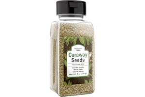 Unpretentious Caraway Seeds (8 Ounces) Authentic Rich Flavor, Great in Breads, Gourmet Whole Seeds