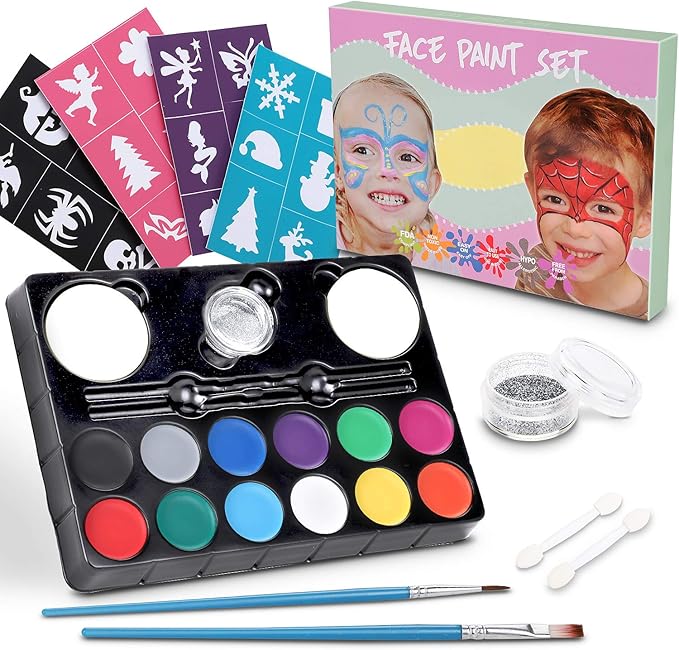 Éponges De Maquillage Pour Peinture Faciale - Lot De 15, Forme Demi-lune, Haute Densité