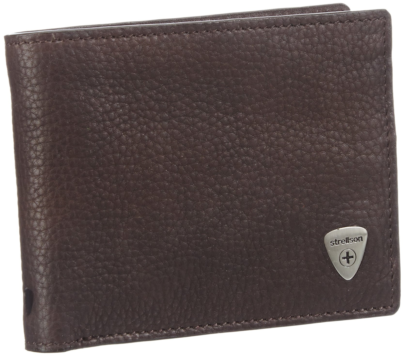 Strellson Mens Harrison BillFold H8 Wallets Brown Braun (dark brown 702) Size: 12x10x1 cm (B x H x T)