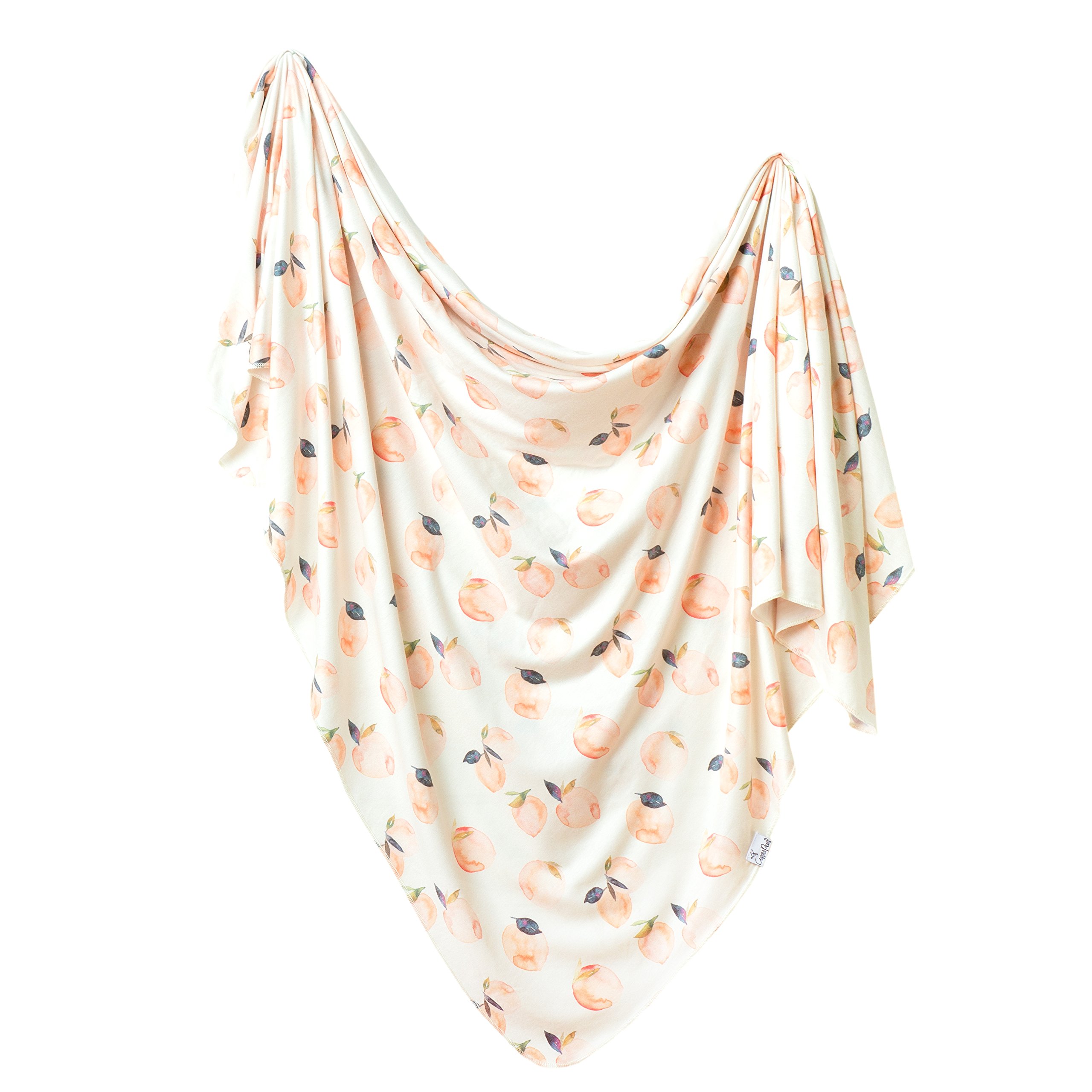 Copper Pearl Large Premium Knit Baby Swaddle Receiving Blanket "Caroline"
