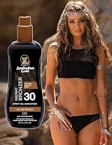 Australian Gold SPF 30 Spray Gel Instant Bronzer 237ml UVA UVB Protection view 3