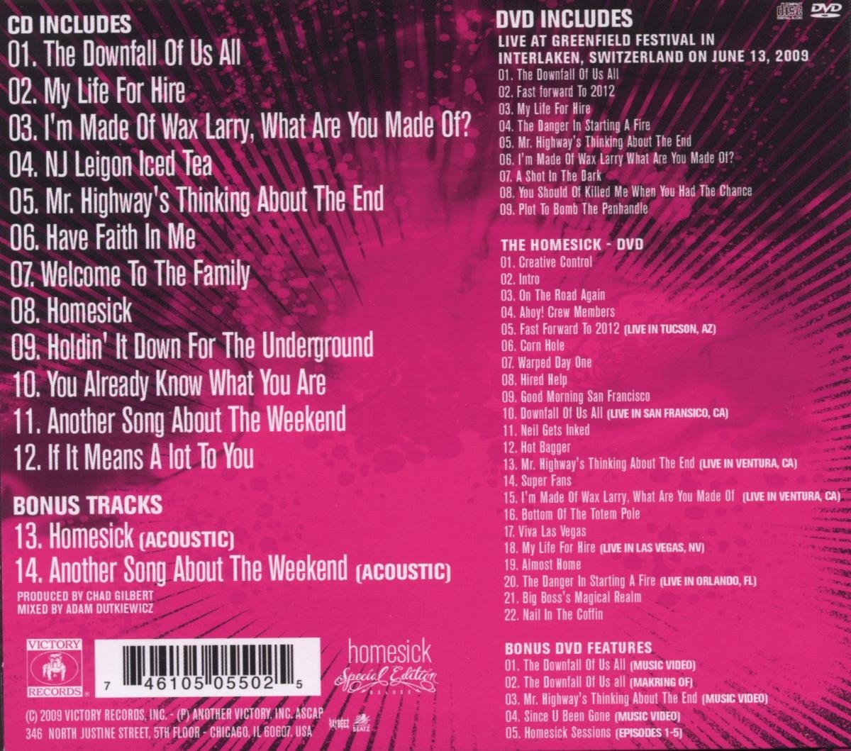 A Day To Remember Homesick Rerelease Amazon Com Music