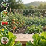 MAIYADUO Galvanized Chicken Wire Mesh 350mm x 3m Roll with Pliers & Gloves view 7