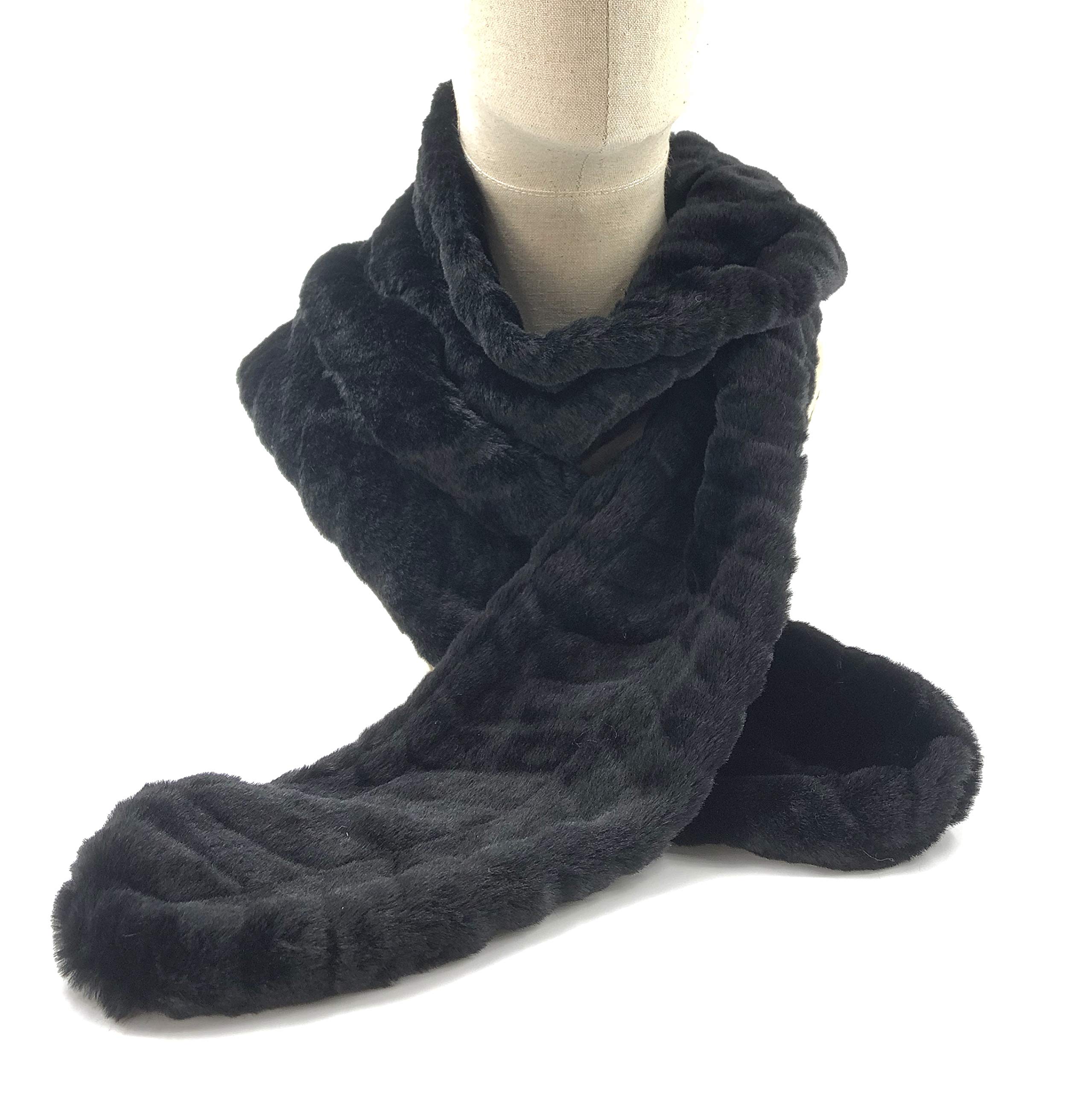 accsa Women Winter Soft Faux Fur Wrap Collar Shrug for Winter Coat accsa Women Winter Soft Faux Fur Wrap Collar Shrug for Winter Coat