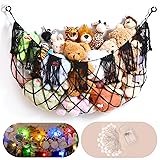 Creative Stuffed Animal Storage Hammock with Lights