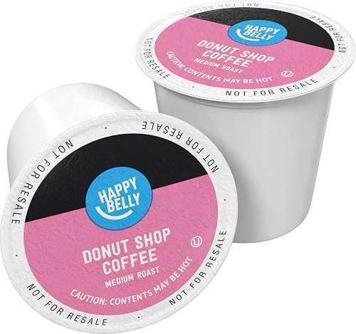 Amazon Happy Belly cápsulas de café tostado medio estilo donut — Café
