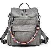 Dora & Liz Womens Backpack Purse Leather Fashion Travel Backpack Purse for Women Designer Ladies Shoulder Bags