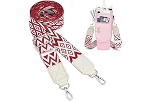 LOKASS Shoulder Strap for Stanley Cup Carrier Bag, Adjustable Replacement Belt for Crossbody Bag Stanley Accessories Cup 30 40 Oz