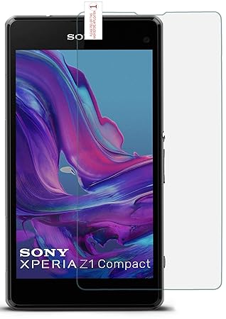 moex 9H Panzerfolie für Sony Xperia Z1 Compact | Panzerglas Display Glasfolie [Tempered Glass] Screen Protector Glas Displays