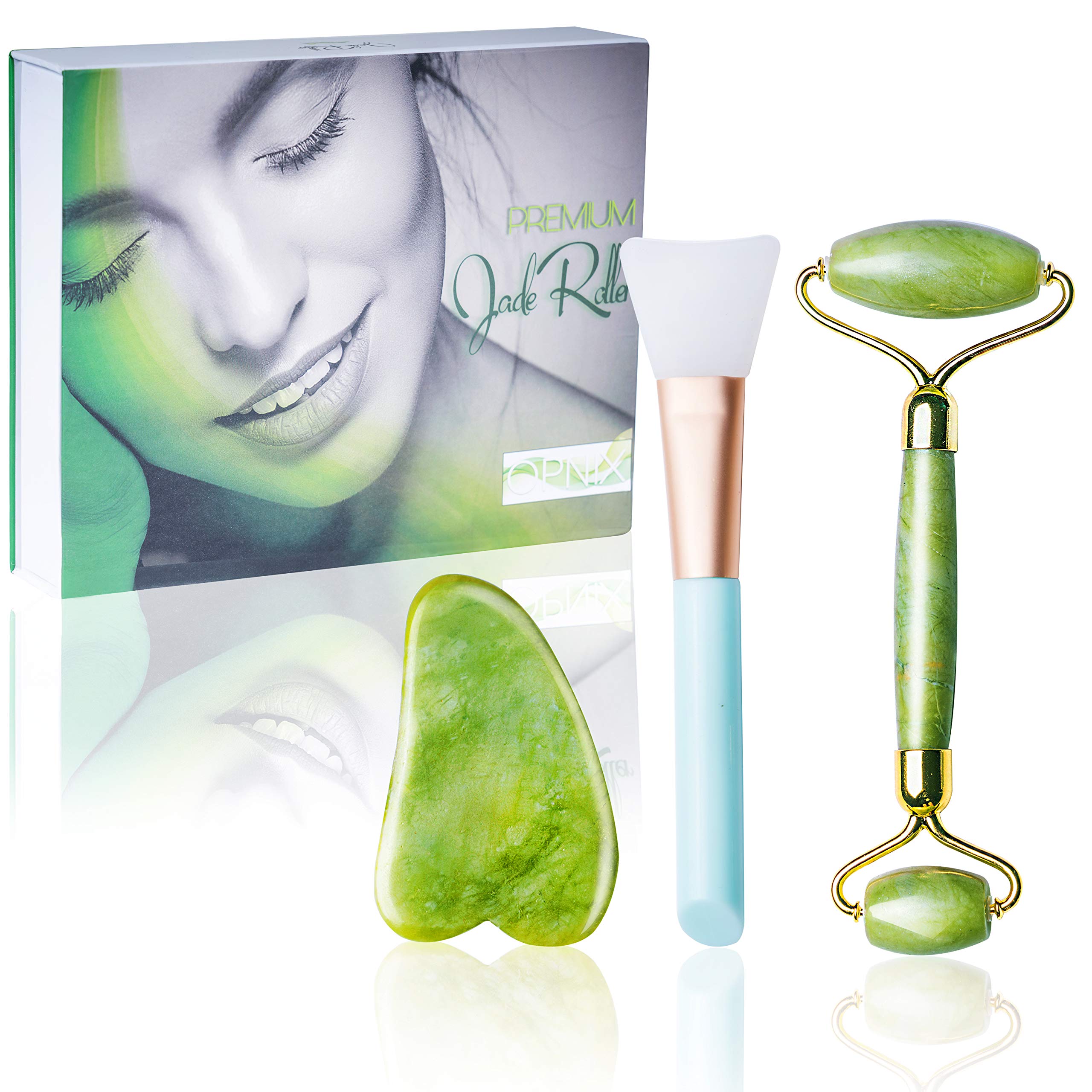 Jade Roler Quartz Roller (Green)