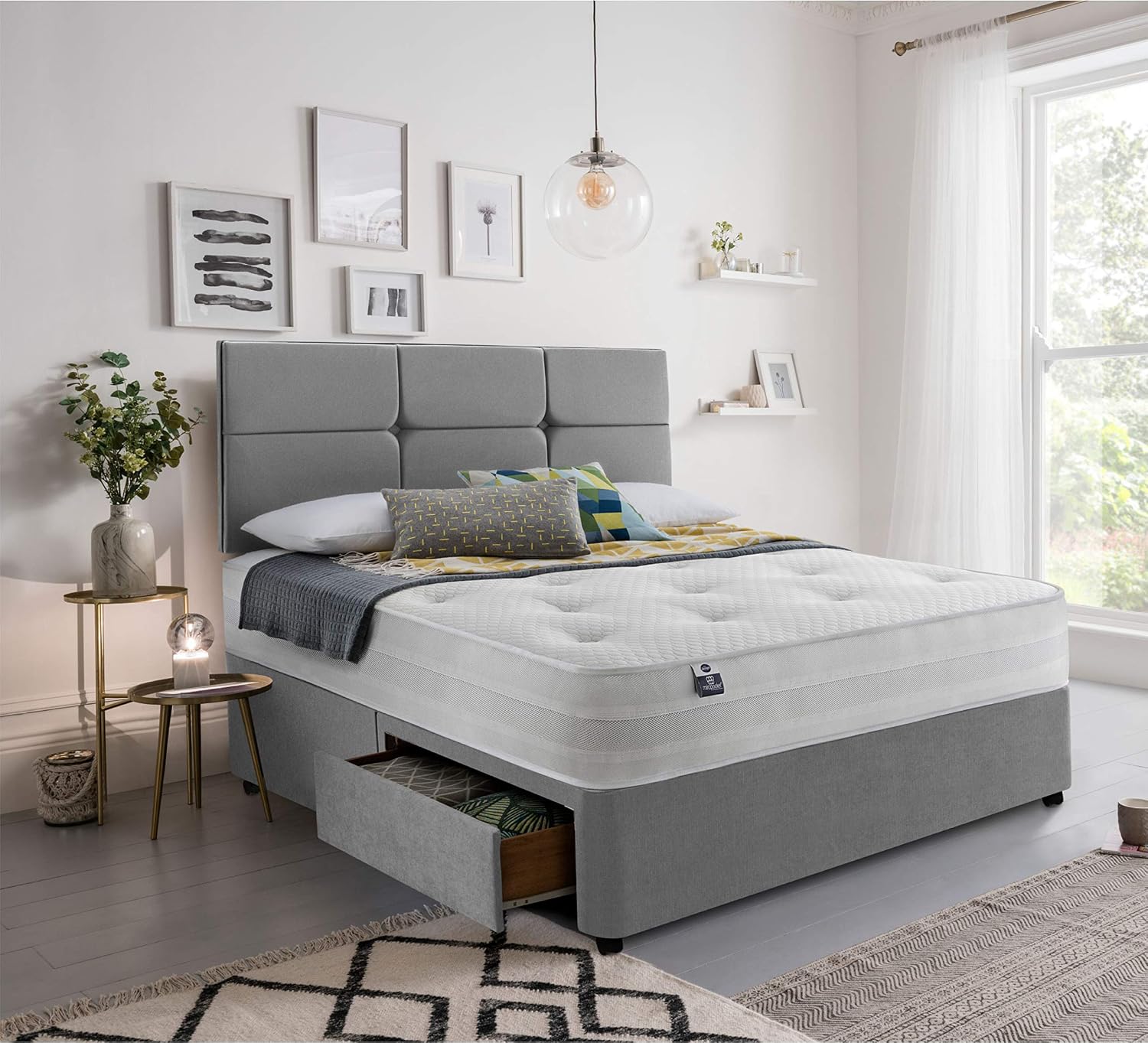 Silentnight 1200 Eco Comfort Mattress, White, Double - Image 3