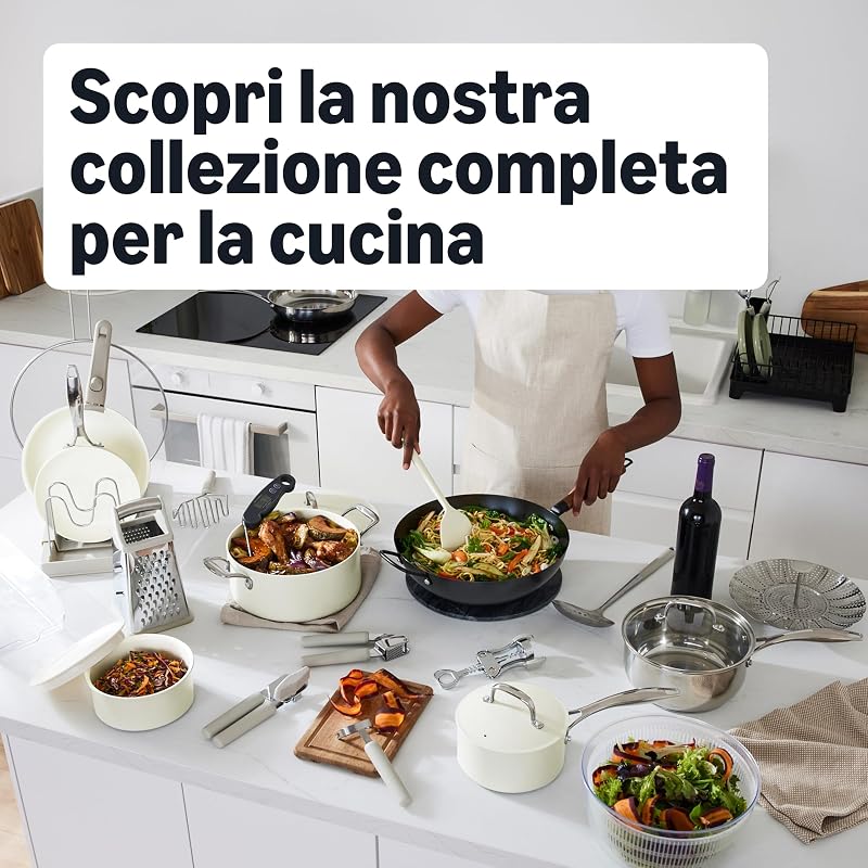 Casseruola Rotonda in Ghisa Smaltata con Coperchio, 5,7 L, Blu Navy
