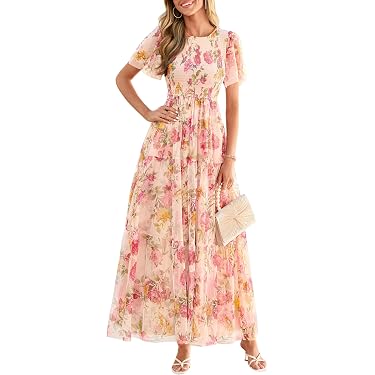floral chiffon dress long sleeve Light Pink Floral Chiffon Long Sleeve Maxi Dress – PinkBlush